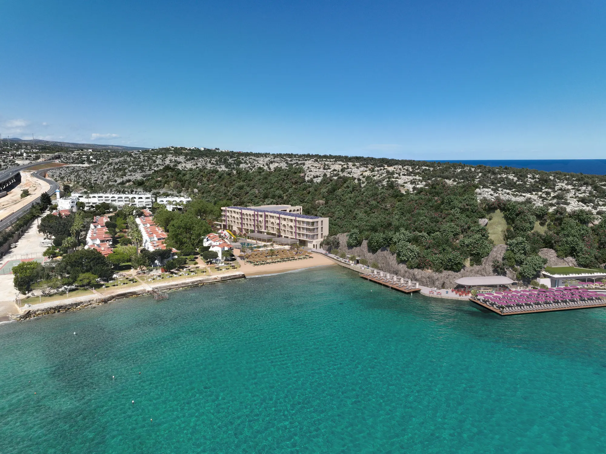 Altın Orfoz Hotel bahçe